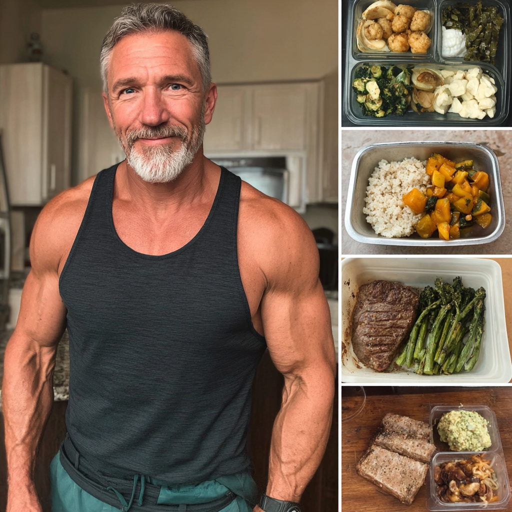 Чоловік 58 років готує здорову їжу за персональним планом